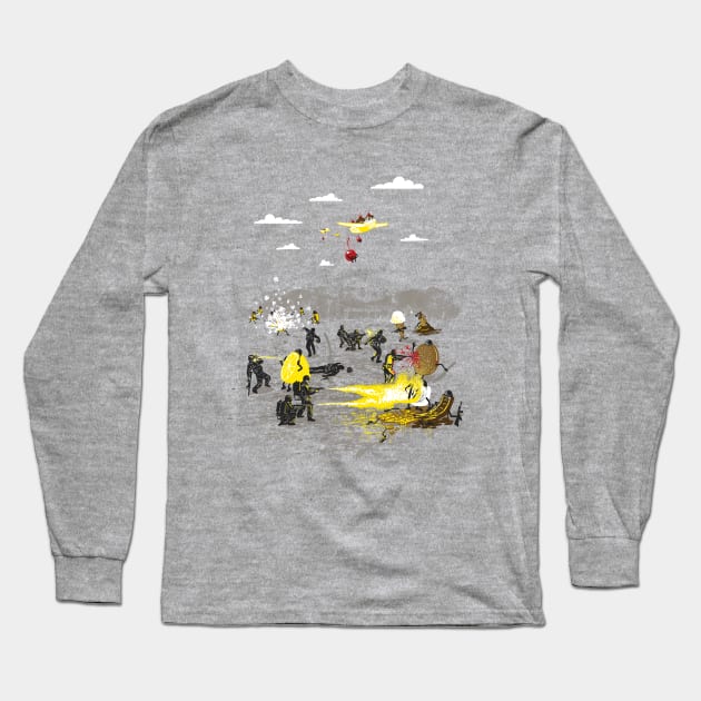 Food Fight Long Sleeve T-Shirt by Made With Awesome